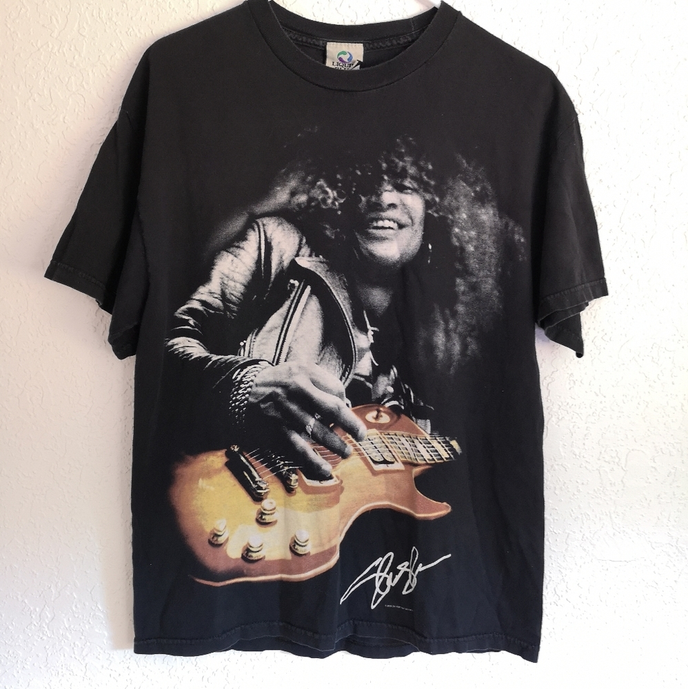 2004 Slash Liquid Blue Tee Shirt